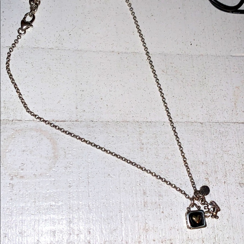 Brighton silver charm necklace